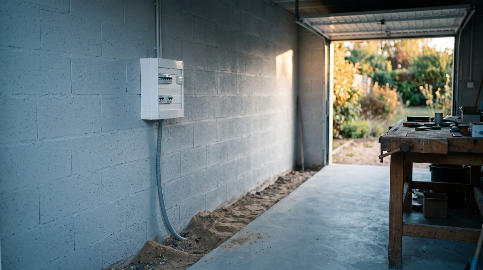 Installation électrique d'un garage ou d'une dépendance : ce qu'il faut prévoir