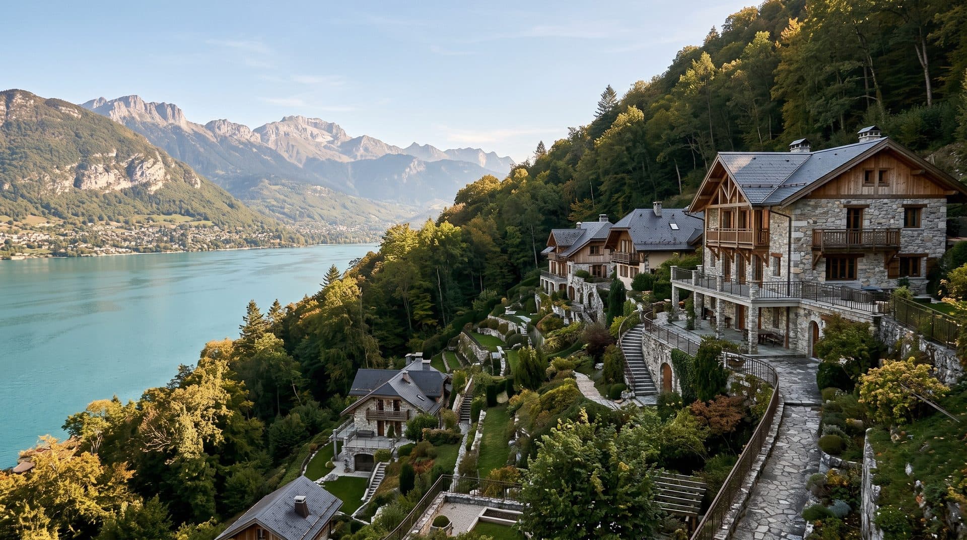 Vue de Veyrier-du-Lac, secteur d'intervention en dépannage électrique