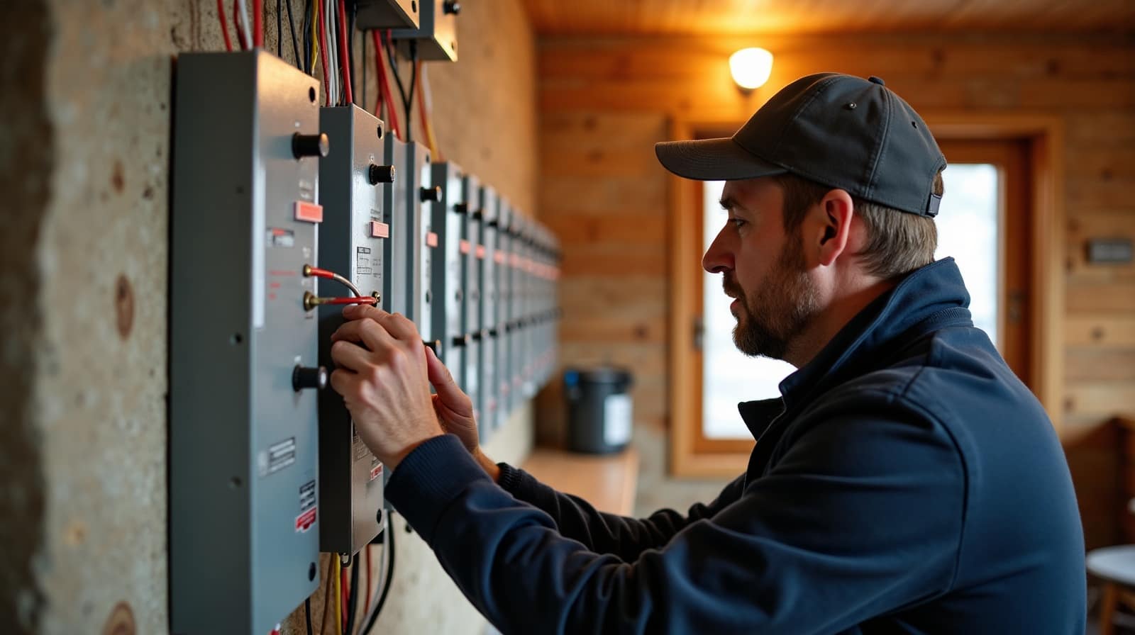 L'inspection visuelle du tableau et des points accessibles