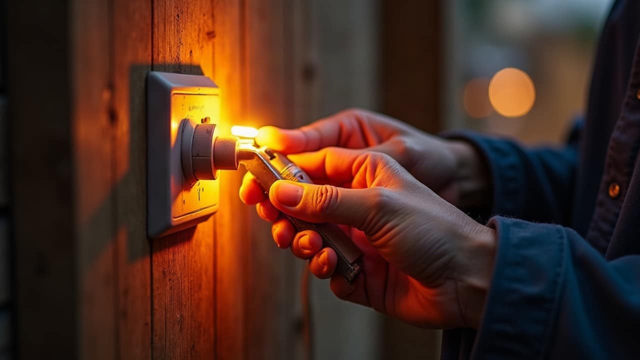 La chaleur anormale sur une prise, un interrupteur ou un câble